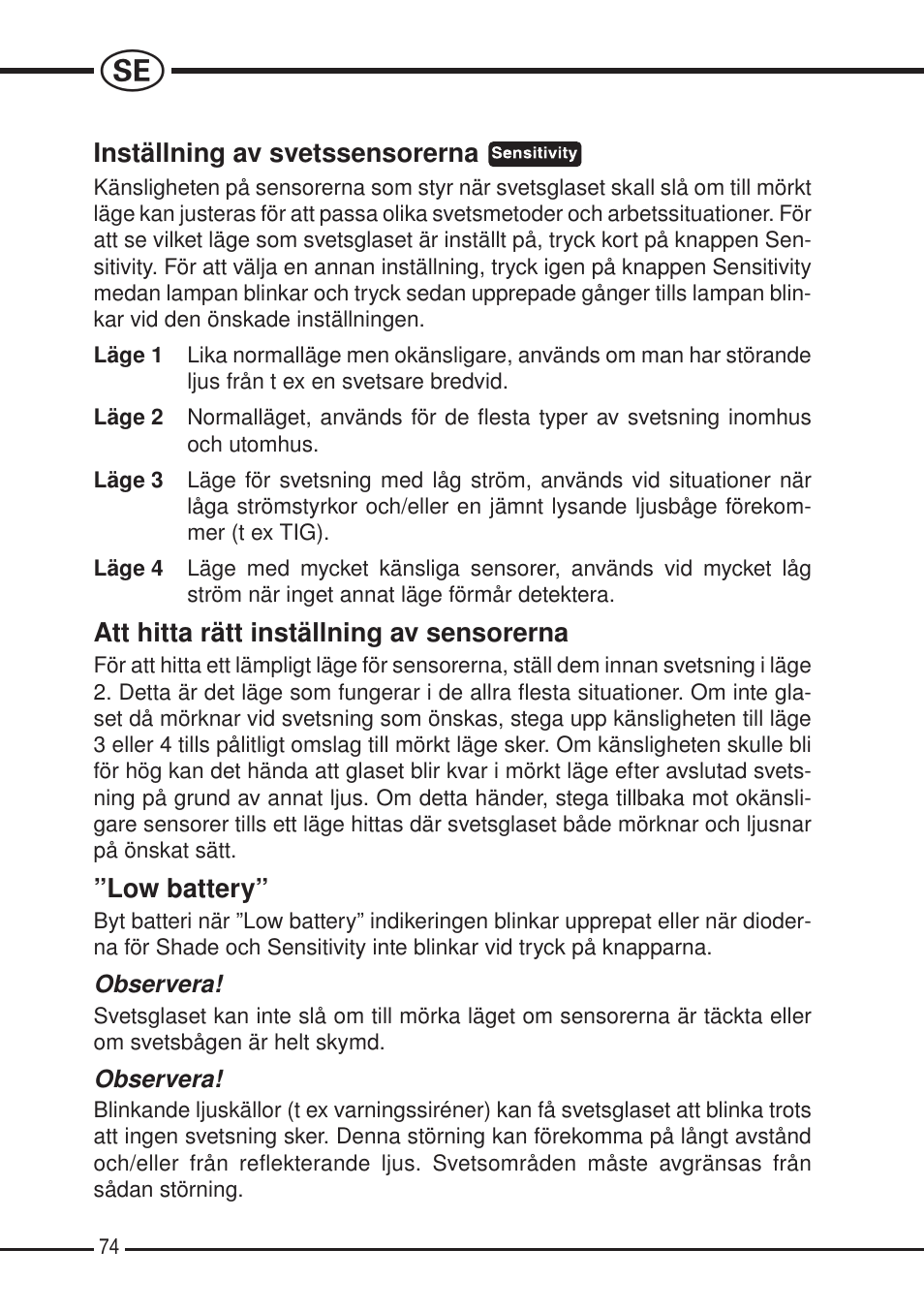 3M SPEEDGLAS SL User Manual | Page 74 / 187