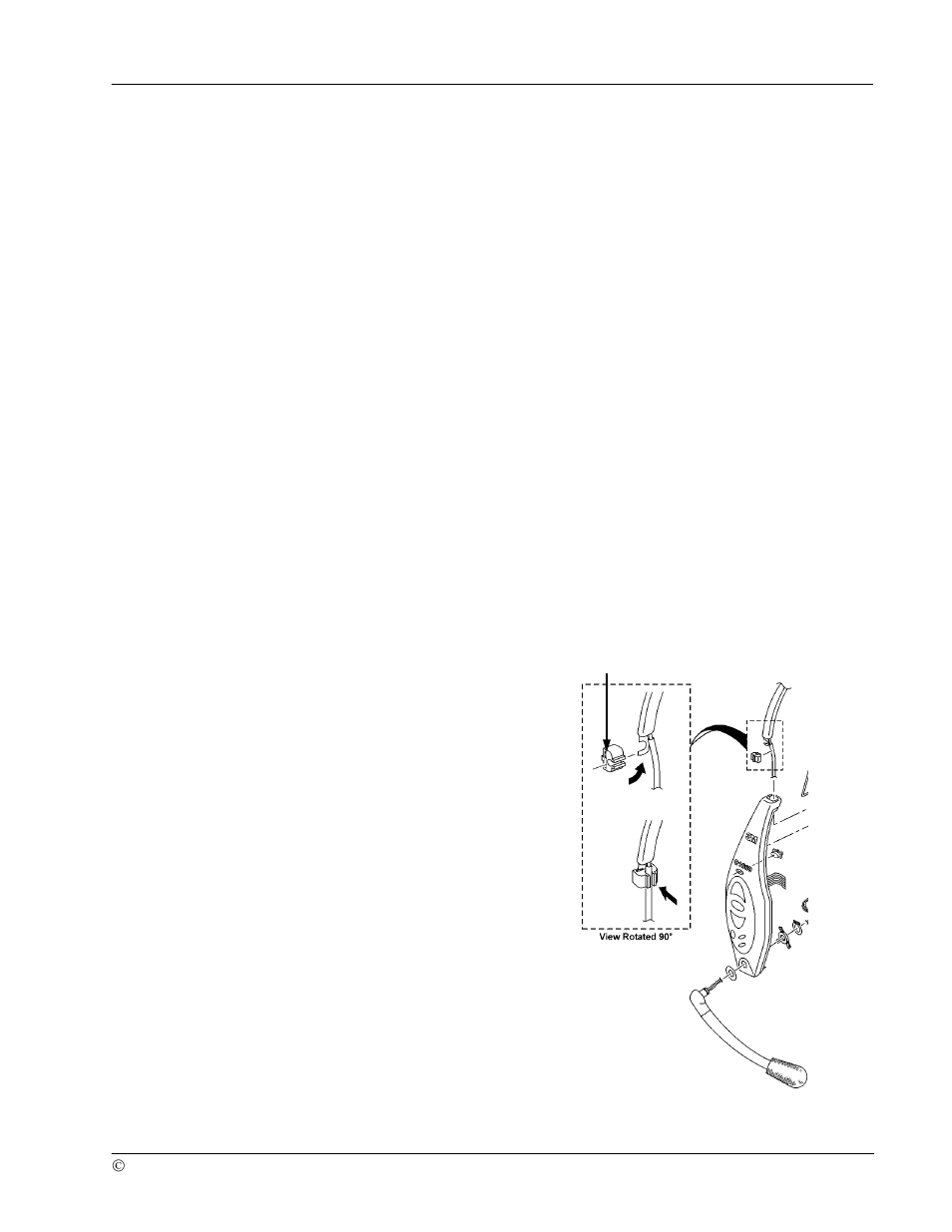 Service procedures (continued), Replacing the headband assembly | 3M HEADSET C1060 User Manual | Page 12 / 14