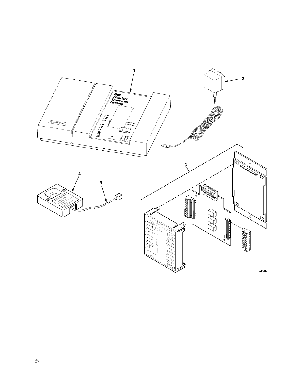 Replacement parts list (continued) | 3M HEADSET C1060 User Manual | Page 2 / 14