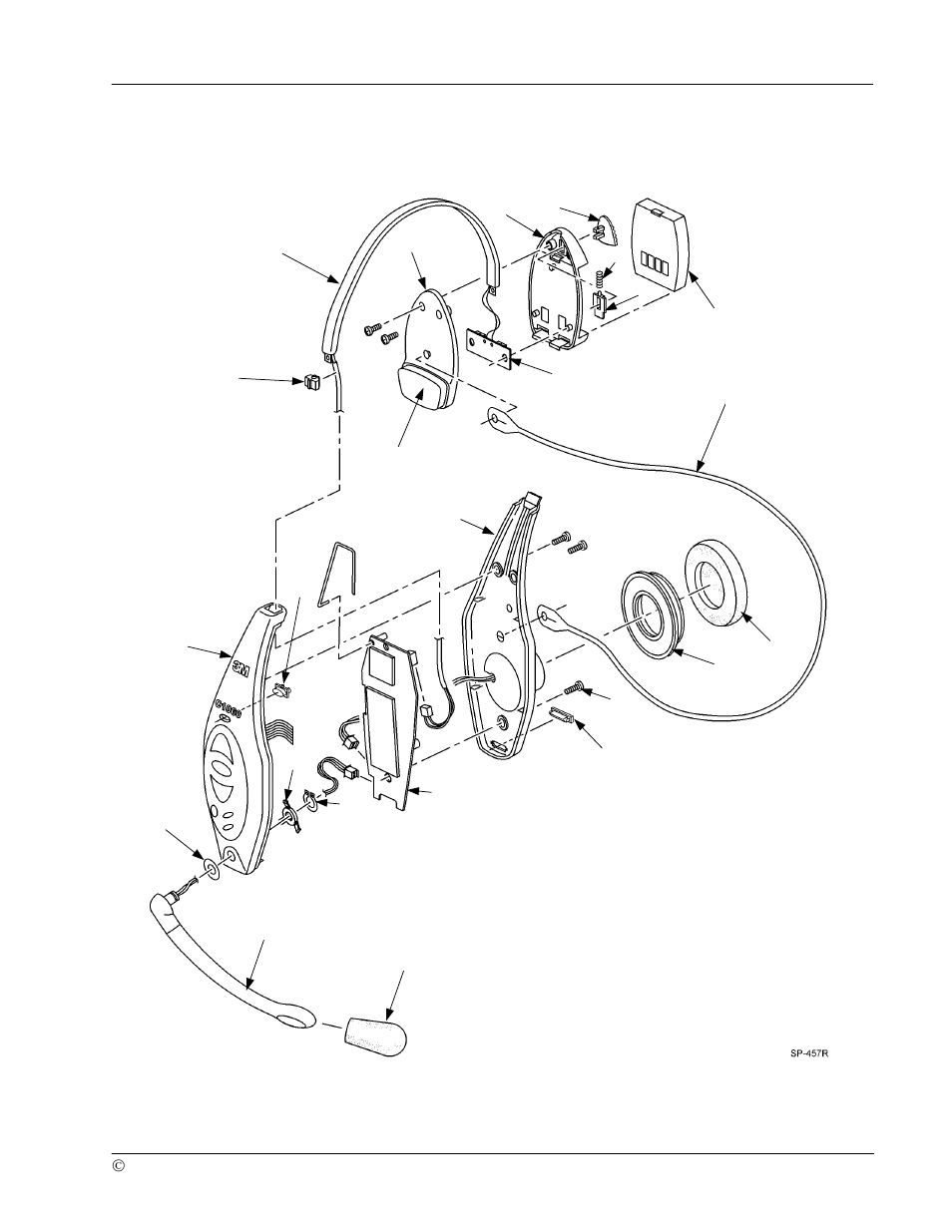 Replacement parts list (continued) | 3M HEADSET C1060 User Manual | Page 4 / 14