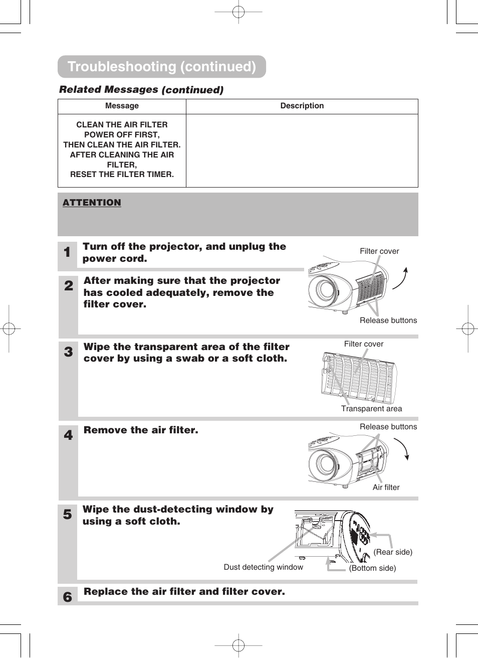 Troubleshooting (continued) | 3M H10 User Manual | Page 38 / 45