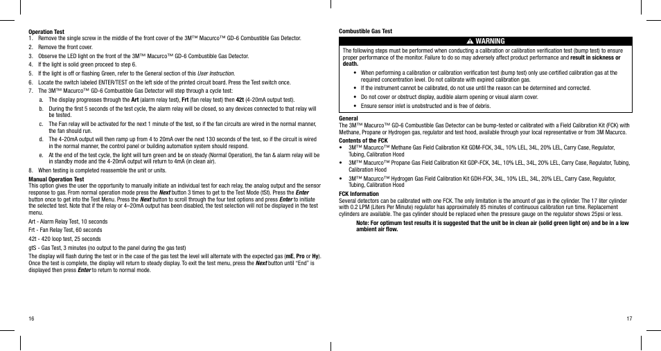 3M MACURCO GD-6 User Manual | Page 10 / 16