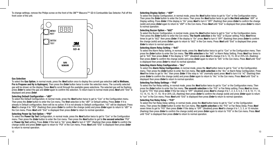 3M MACURCO GD-6 User Manual | Page 8 / 16