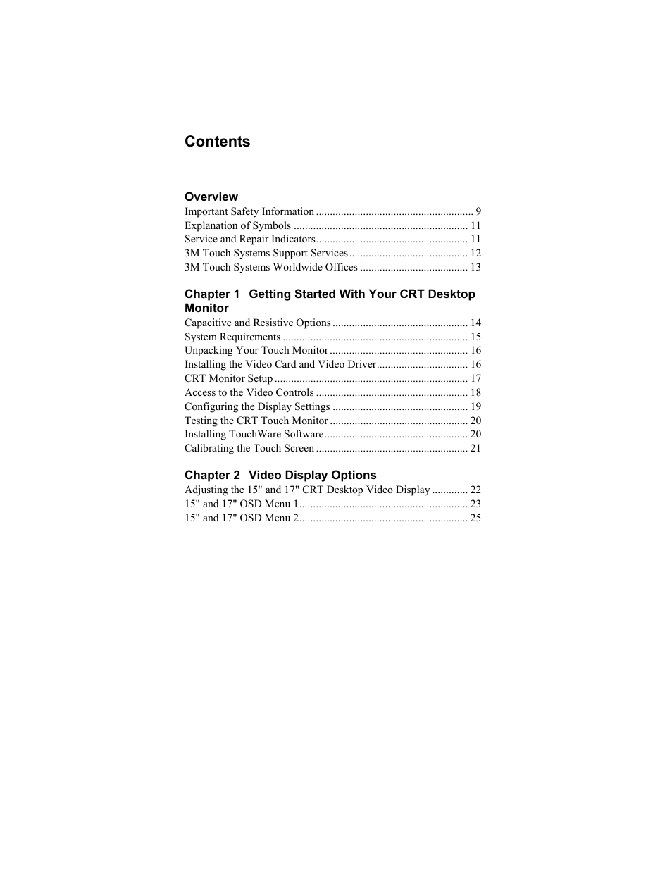 3M Touch Monitor RS-232 User Manual | Page 5 / 30