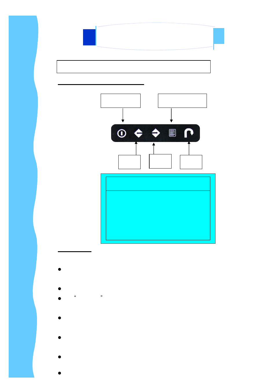 Using the system, Main menu, F. osd control for vga input vesion | Lcd membrane diagram | 3M UMUV.10-045V2 User Manual | Page 21 / 28