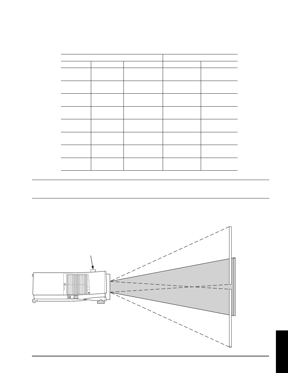 A.3 projector-to-screen distance | 3M MP8780 User Manual | Page 26 / 38