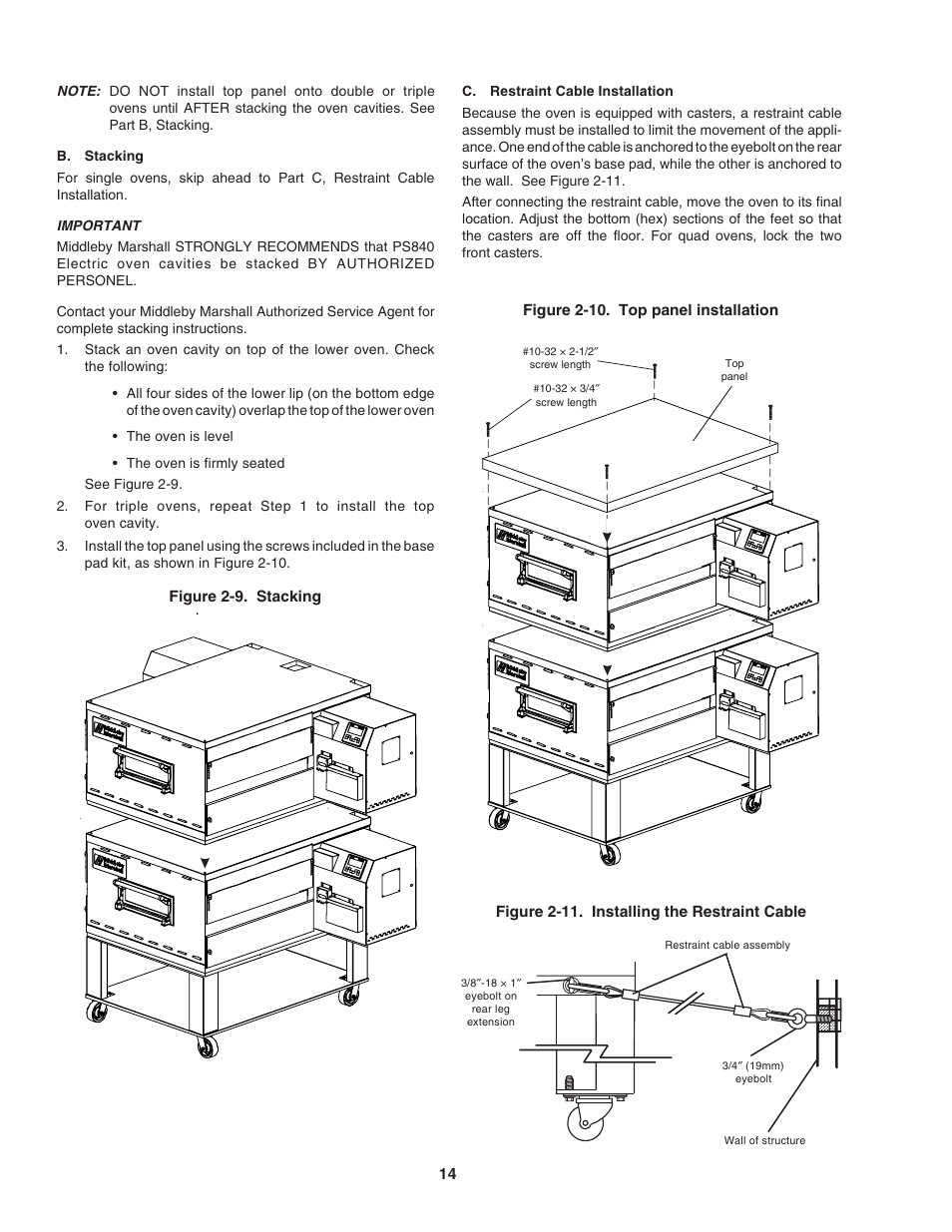 Middleby Marshall PS840E Electric User Manual | Page 18 / 35