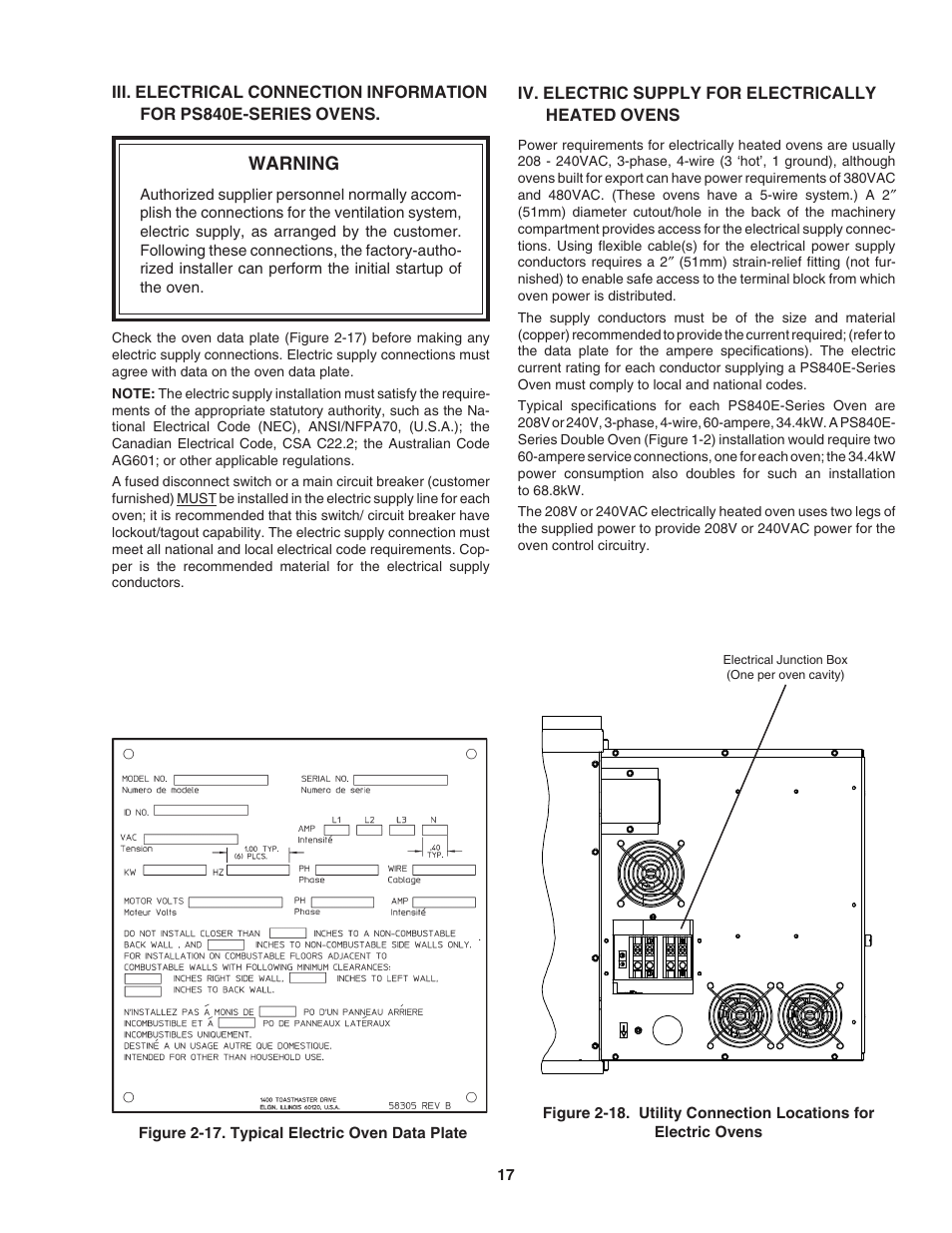 Middleby Marshall PS840E Electric User Manual | Page 21 / 35