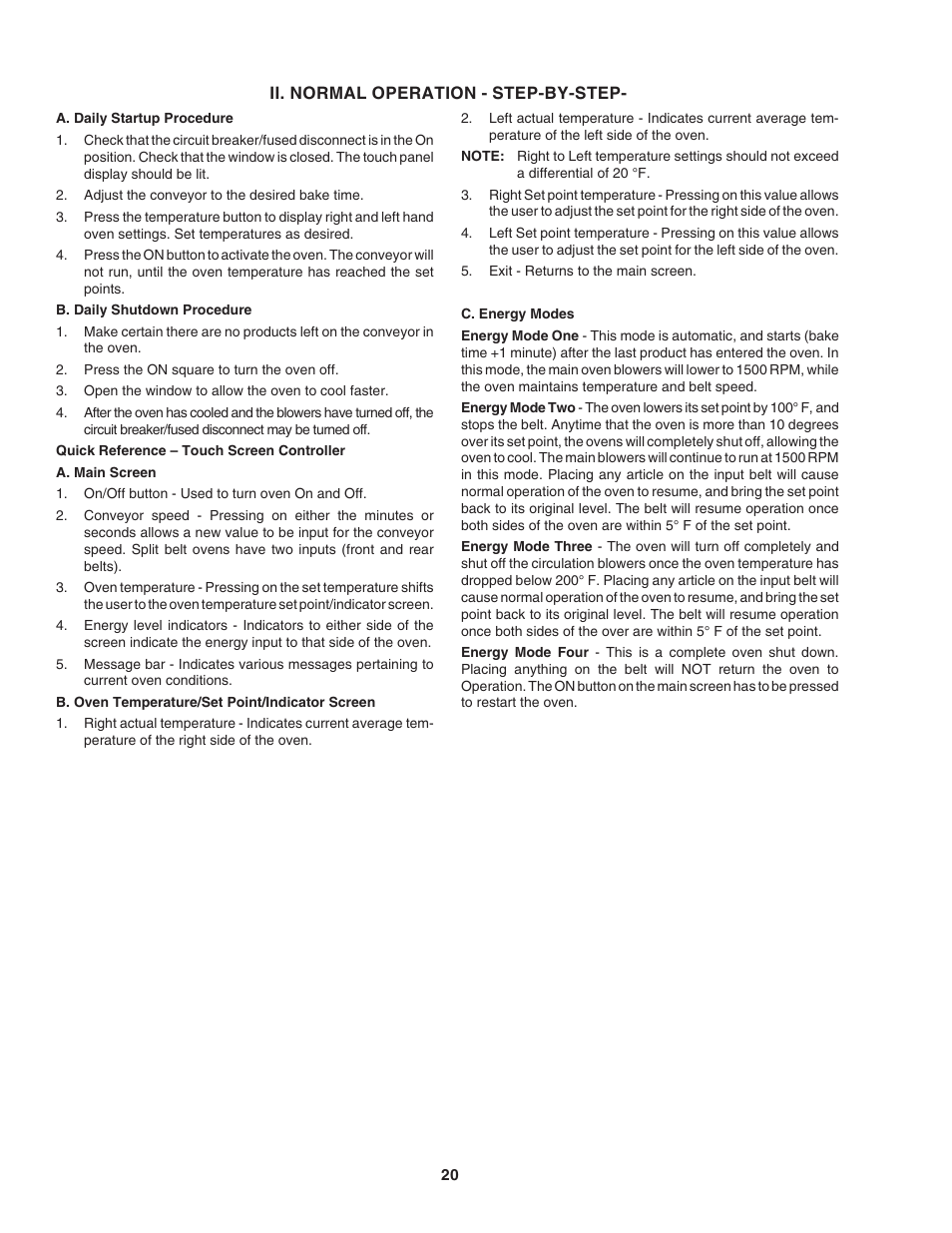 Middleby Marshall PS840E Electric User Manual | Page 24 / 35