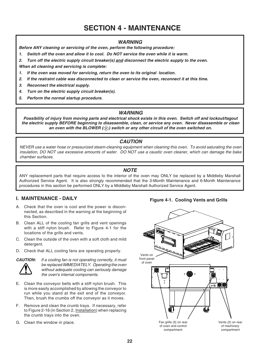 Middleby Marshall PS840E Electric User Manual | Page 26 / 35