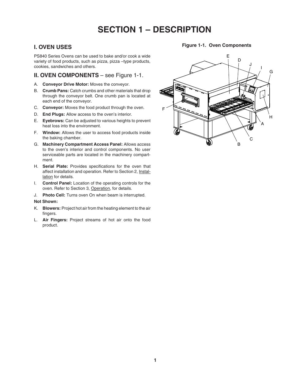 Middleby Marshall PS840E Electric User Manual | Page 5 / 35