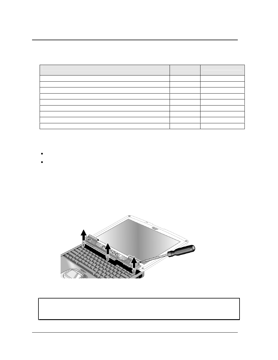 Removing the keyboard | HP XZ200 User Manual | Page 48 / 58