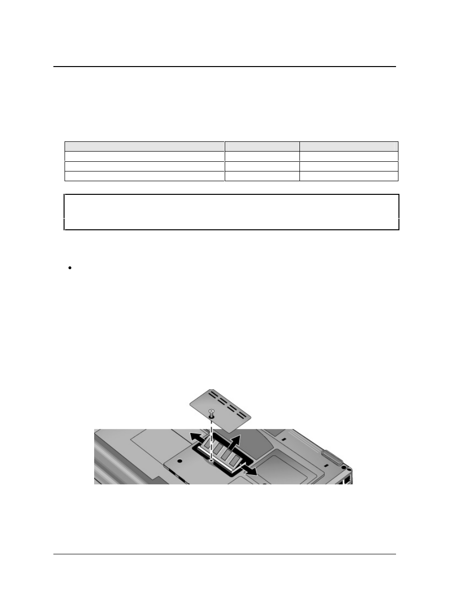 Removing an sdram module, Removing an expansion sdram module | HP XZ200 User Manual | Page 50 / 58