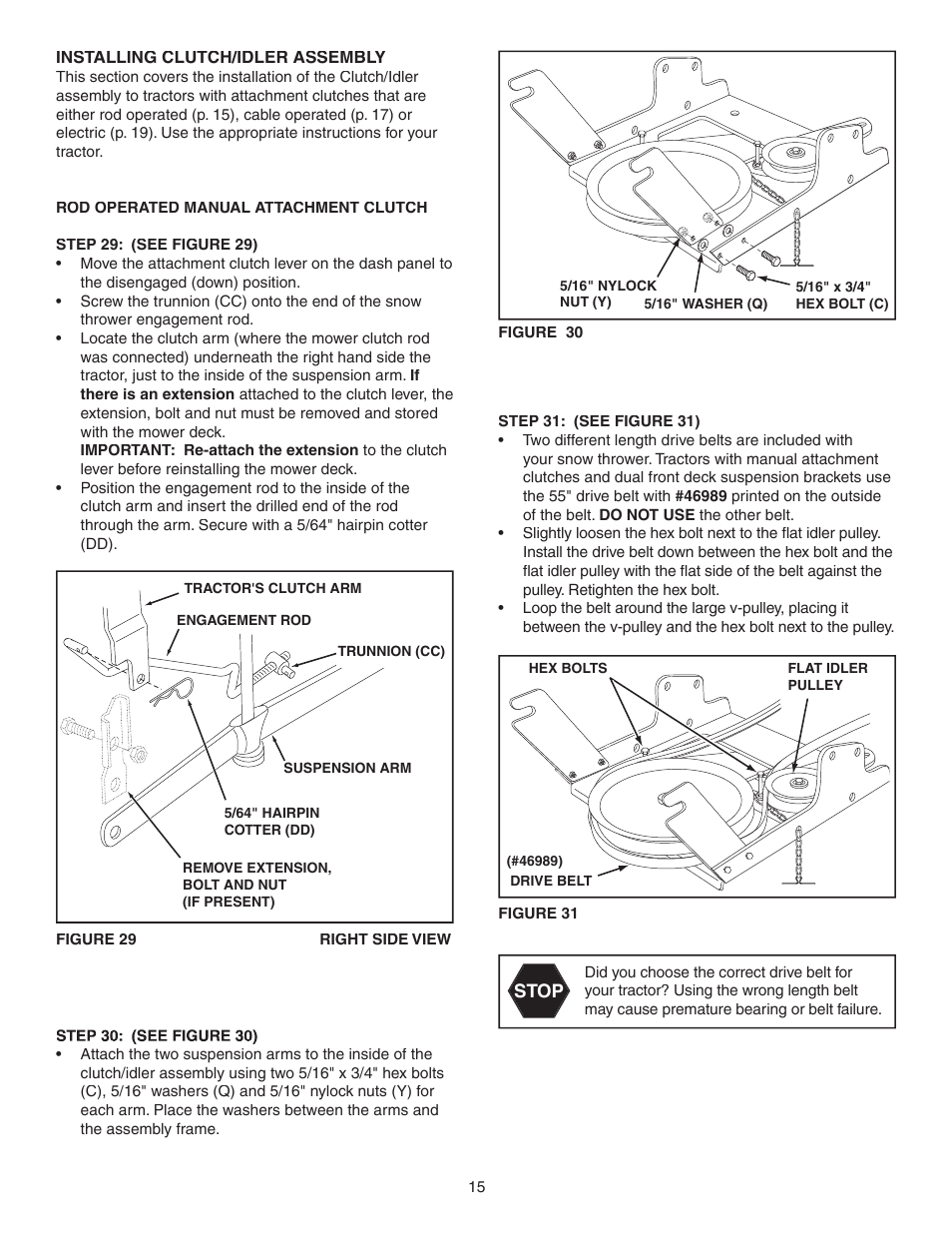 Agri-Fab LST42B User Manual | Page 15 / 36