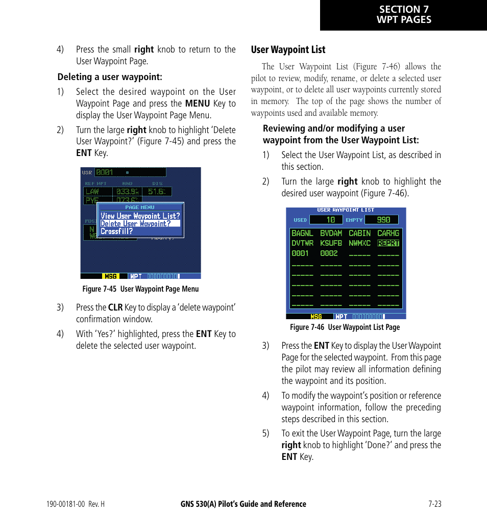 Garmin GNS 530 User Manual | Page 139 / 288