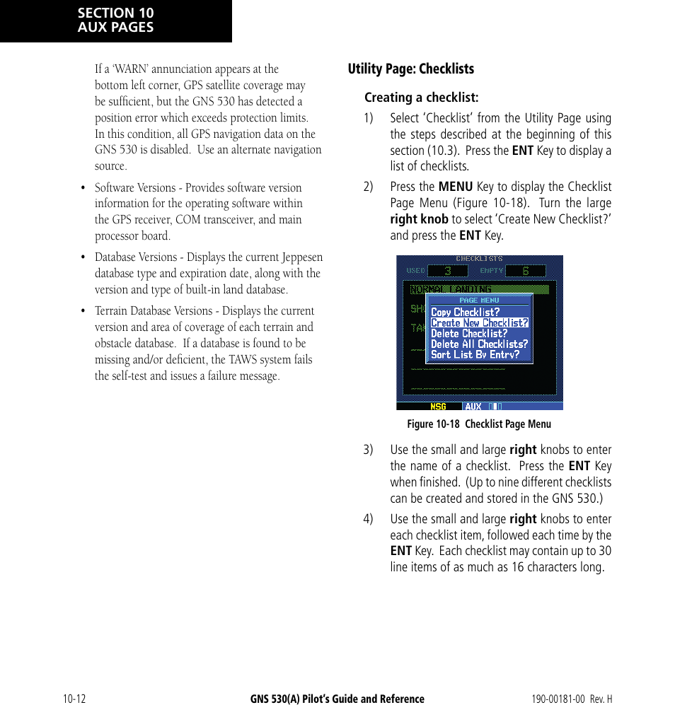 Garmin GNS 530 User Manual | Page 172 / 288