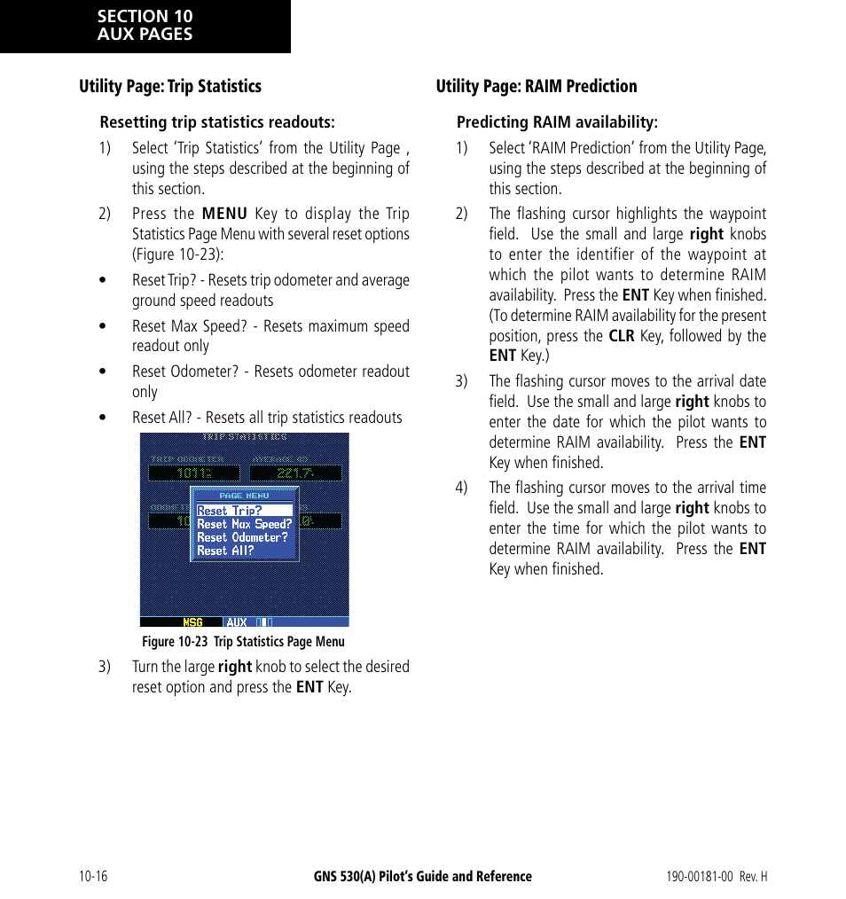 Garmin GNS 530 User Manual | Page 176 / 288