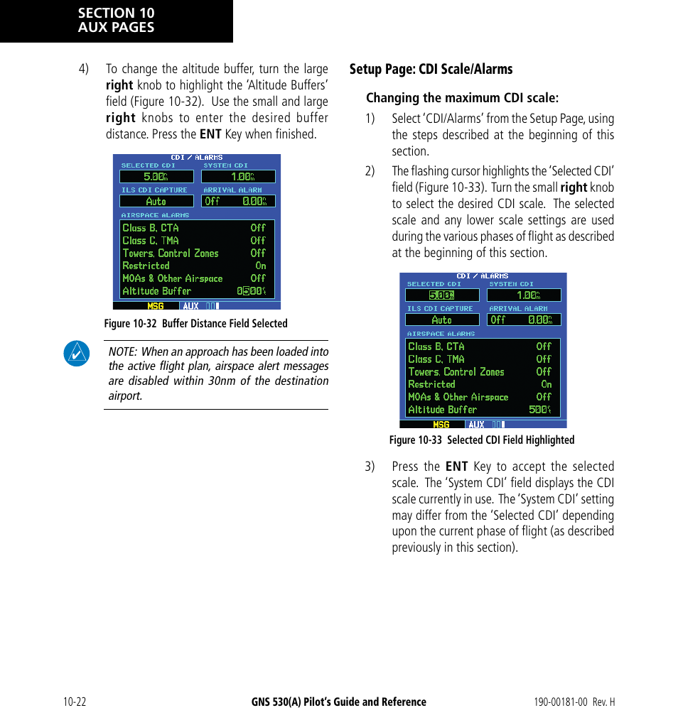 Garmin GNS 530 User Manual | Page 182 / 288