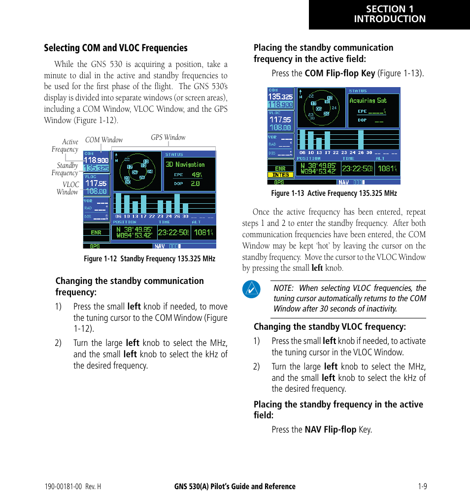 Garmin GNS 530 User Manual | Page 19 / 288