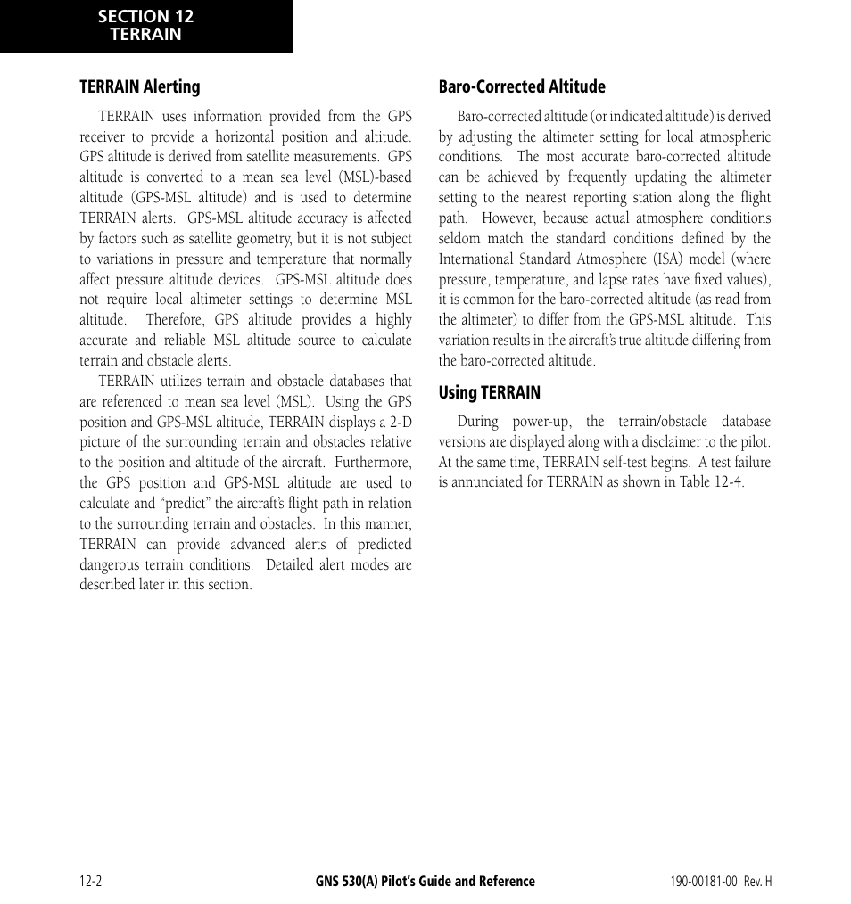 Garmin GNS 530 User Manual | Page 196 / 288