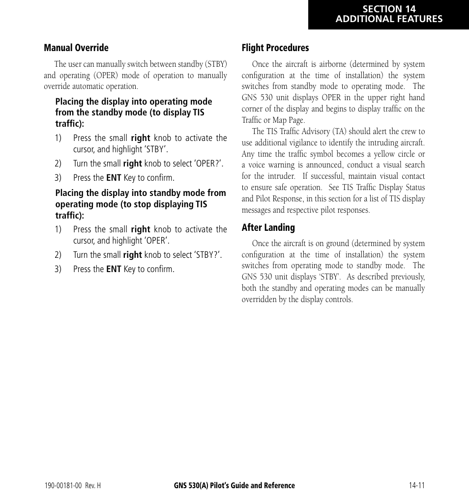 Garmin GNS 530 User Manual | Page 227 / 288