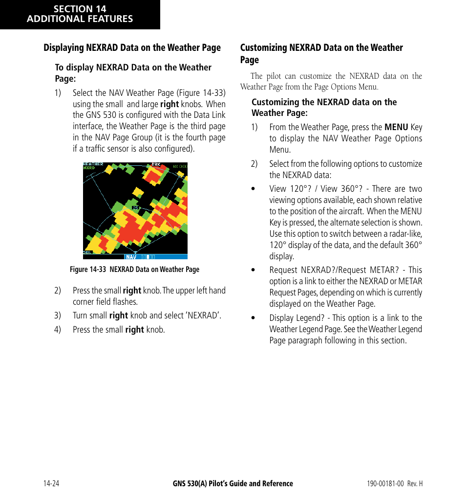 Garmin GNS 530 User Manual | Page 240 / 288