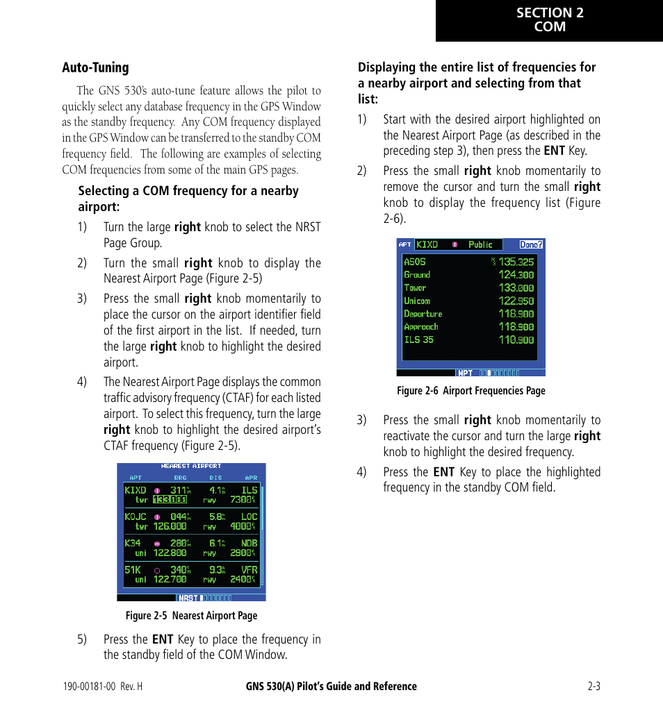 Garmin GNS 530 User Manual | Page 33 / 288