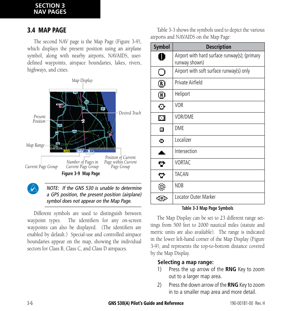 4 map page | Garmin GNS 530 User Manual | Page 42 / 288