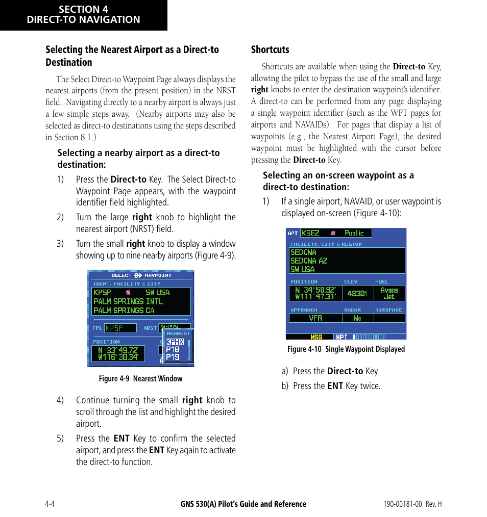 Garmin GNS 530 User Manual | Page 64 / 288