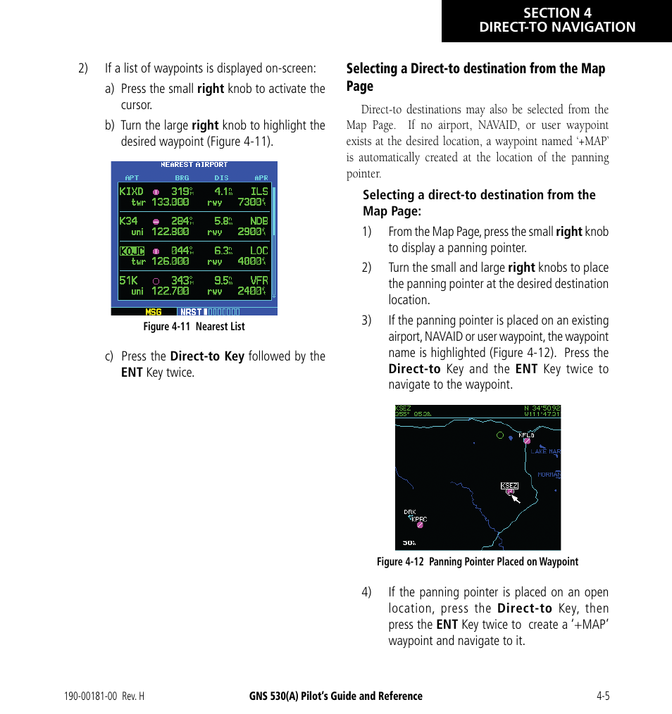 Garmin GNS 530 User Manual | Page 65 / 288