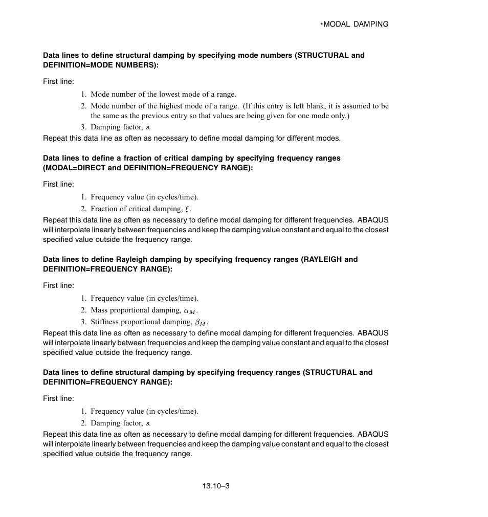 ABAQUS Volume II: I–Z User Manual | Page 147 / 628