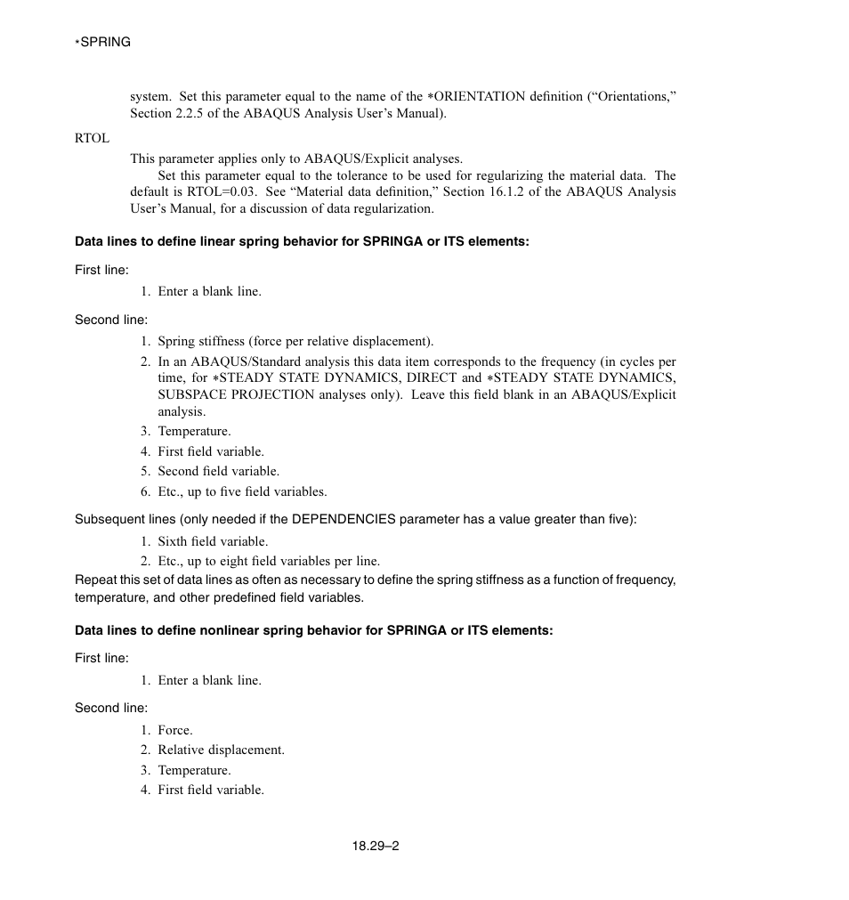 ABAQUS Volume II: I–Z User Manual | Page 456 / 628