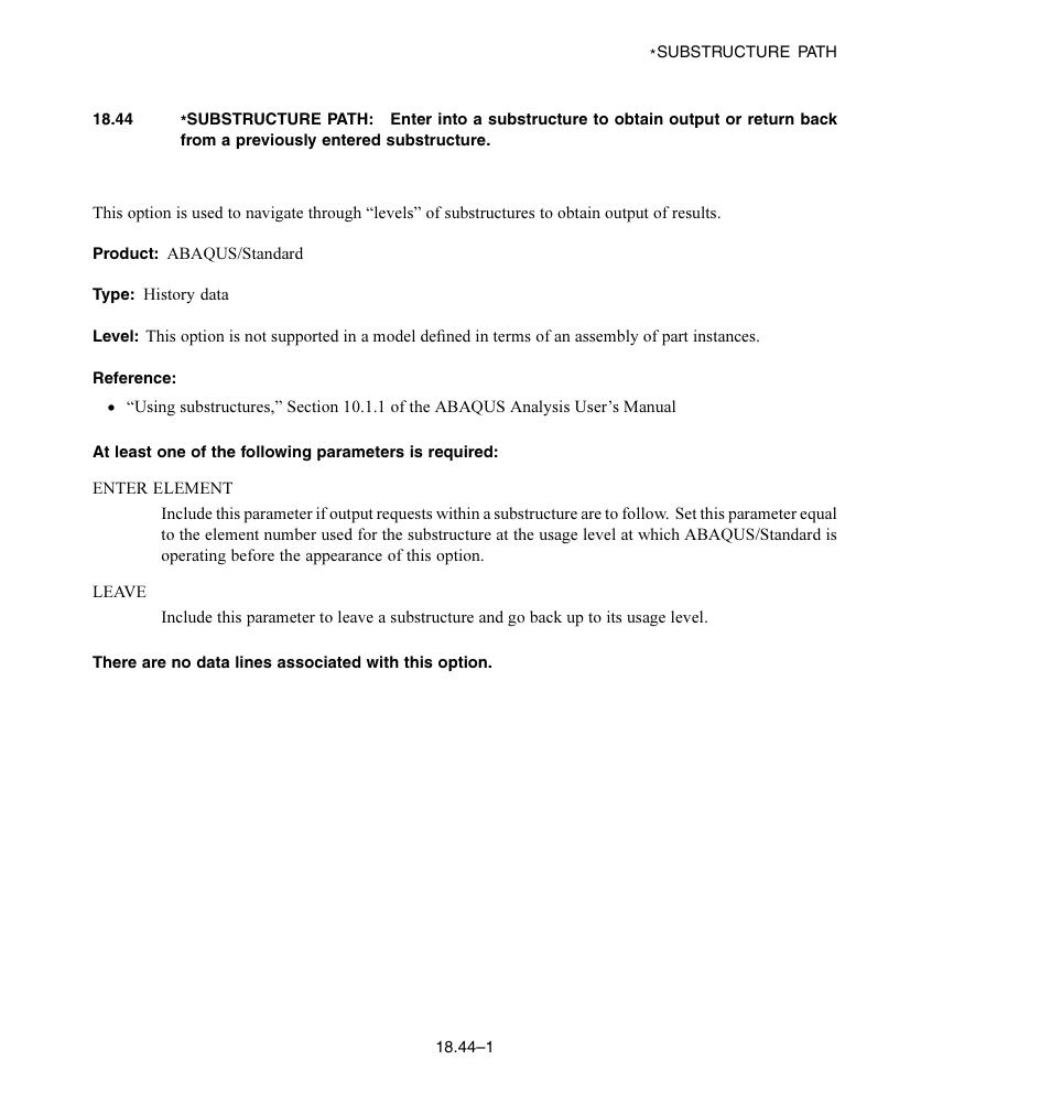 ABAQUS Volume II: I–Z User Manual | Page 495 / 628