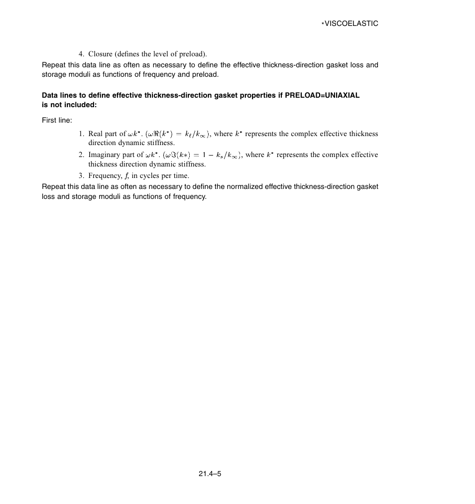 ABAQUS Volume II: I–Z User Manual | Page 611 / 628