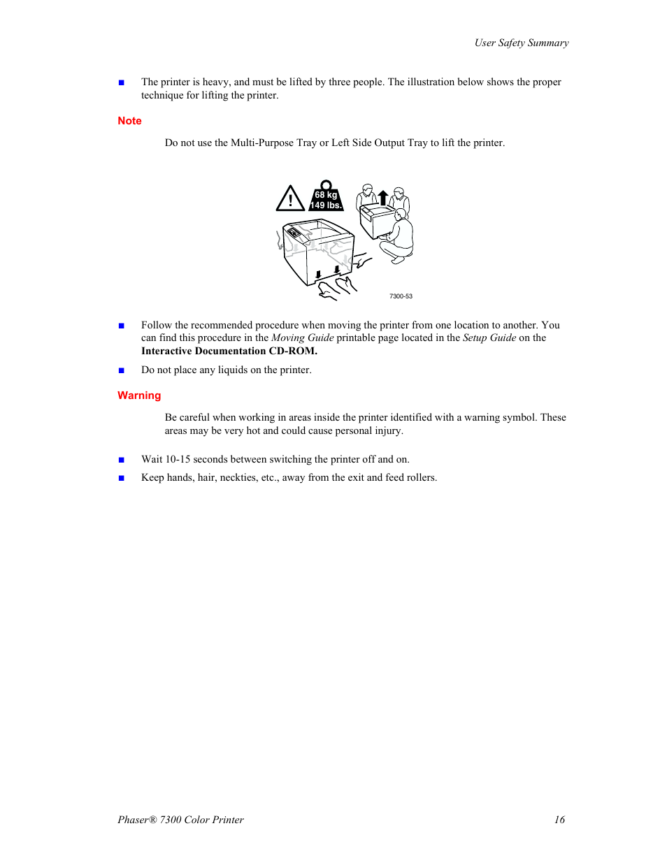 Xerox Phaser 7300 User Manual | Page 19 / 28