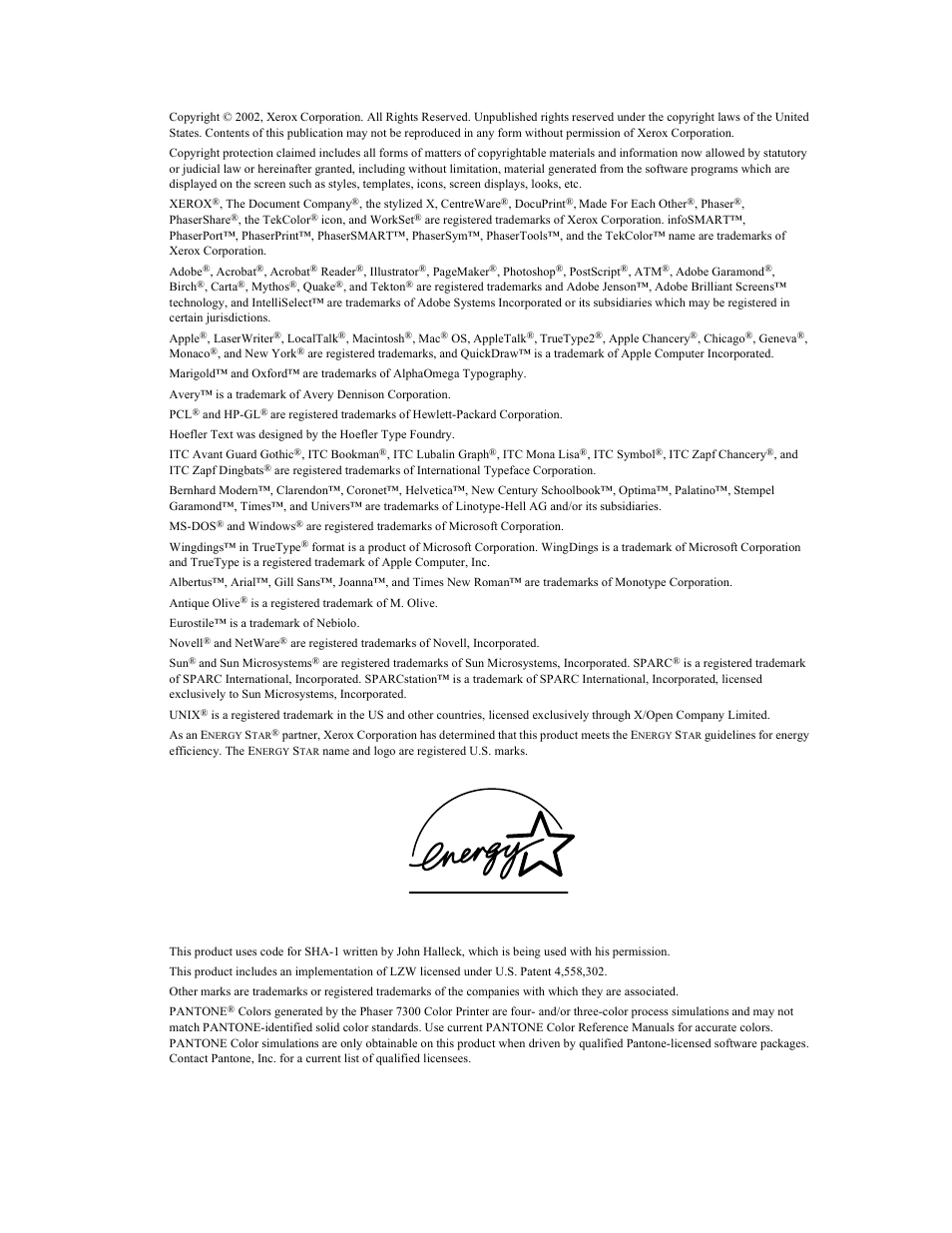 Xerox Phaser 7300 User Manual | Page 2 / 28