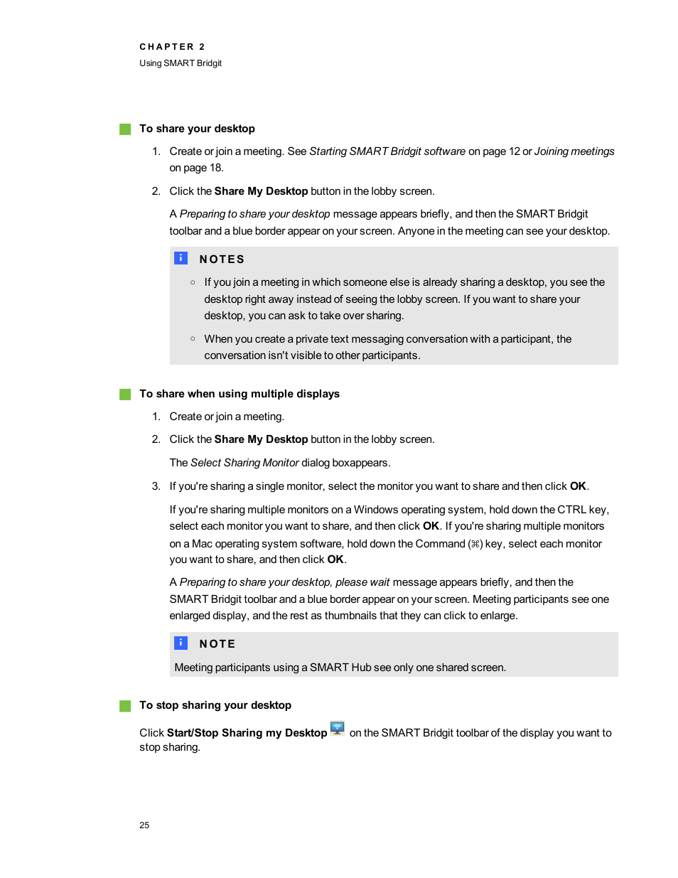 Smart Technologies Bridgit 4.5 User Manual | Page 27 / 62