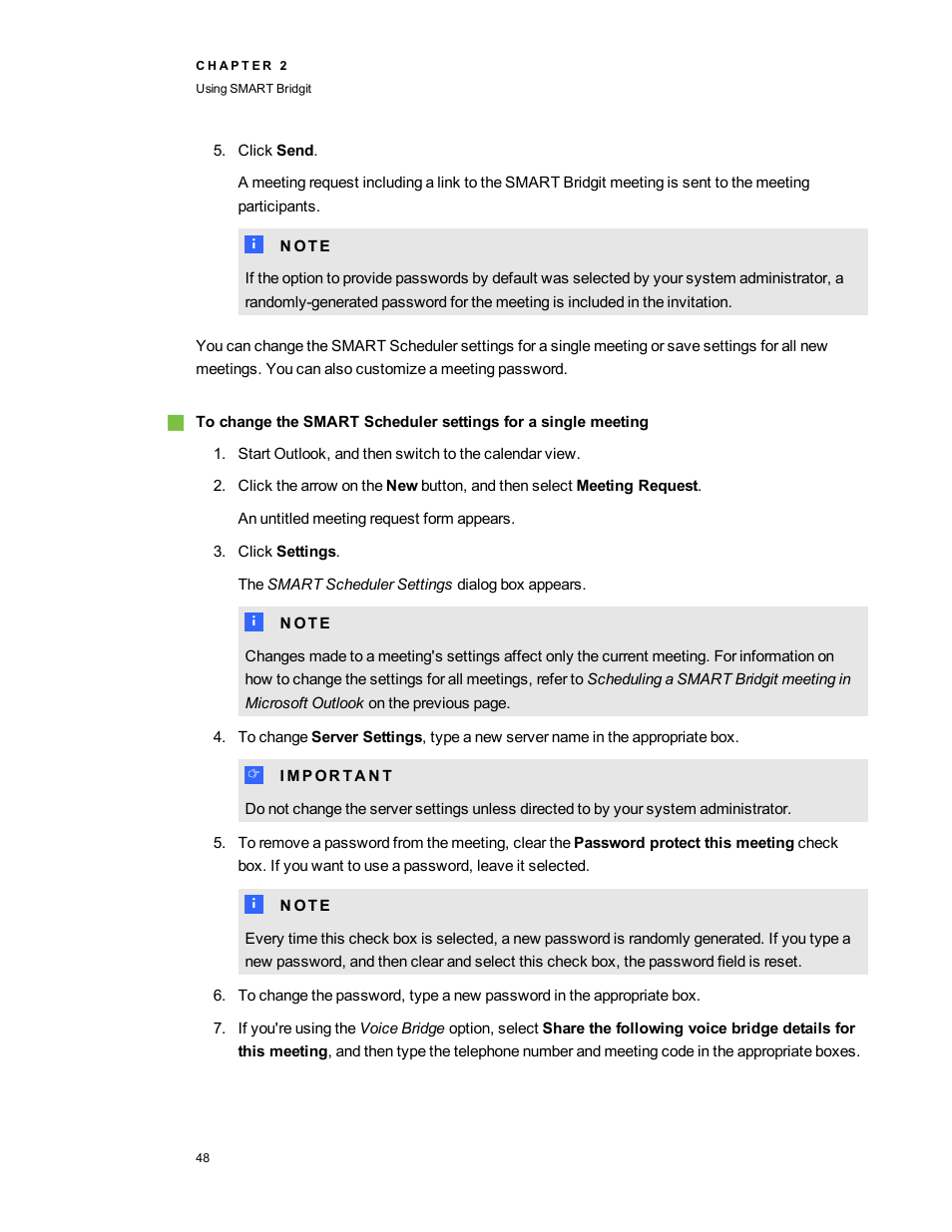 Smart Technologies Bridgit 4.5 User Manual | Page 50 / 62