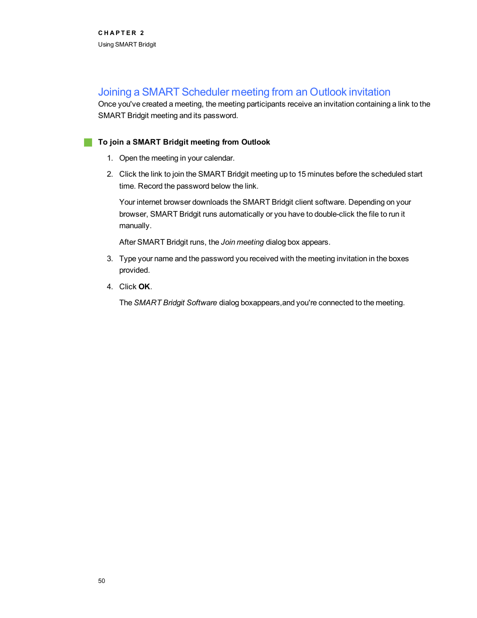 Smart Technologies Bridgit 4.5 User Manual | Page 52 / 62