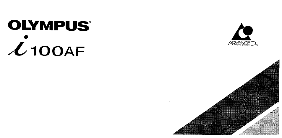 Olympus I100AF User Manual | 26 pages