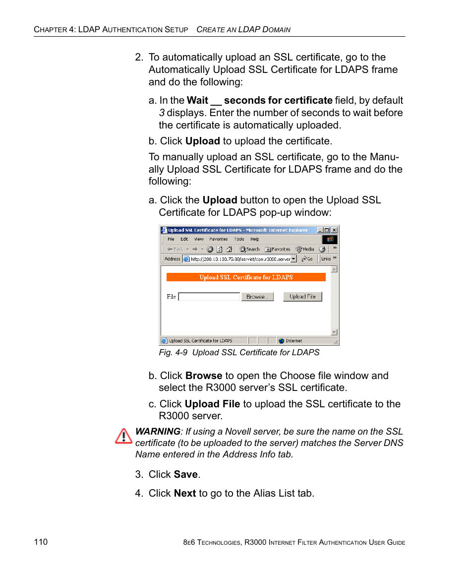 8e6 Technologies Enterprise Filter Authentication R3000 User Manual | Page 124 / 333