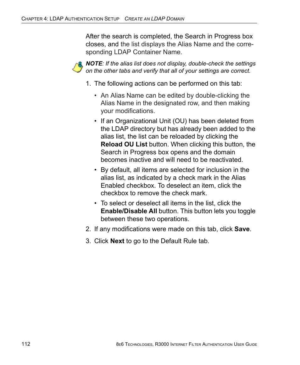 8e6 Technologies Enterprise Filter Authentication R3000 User Manual | Page 126 / 333