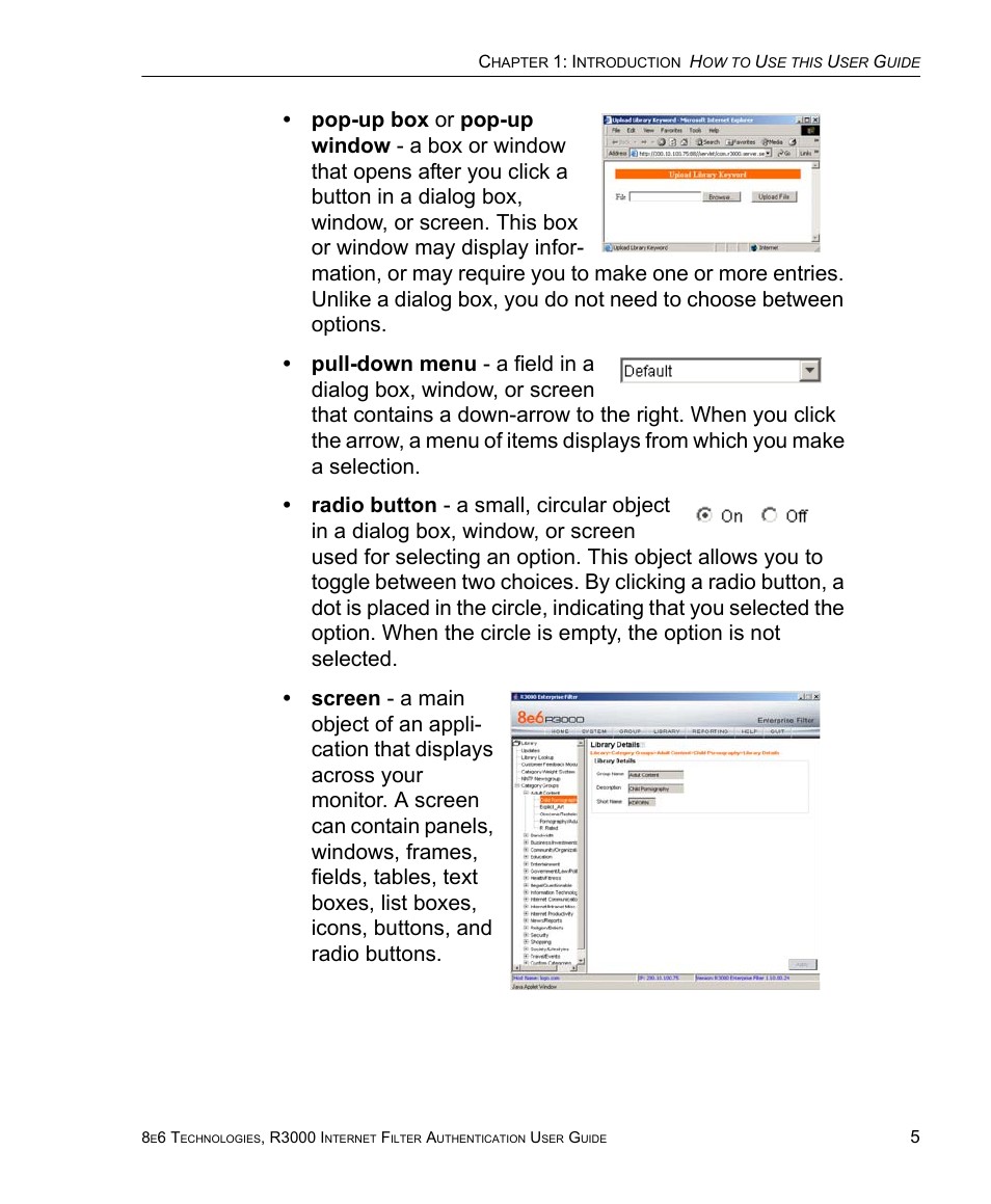 8e6 Technologies Enterprise Filter Authentication R3000 User Manual | Page 19 / 333