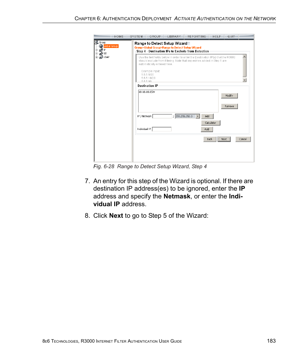 8e6 Technologies Enterprise Filter Authentication R3000 User Manual | Page 197 / 333