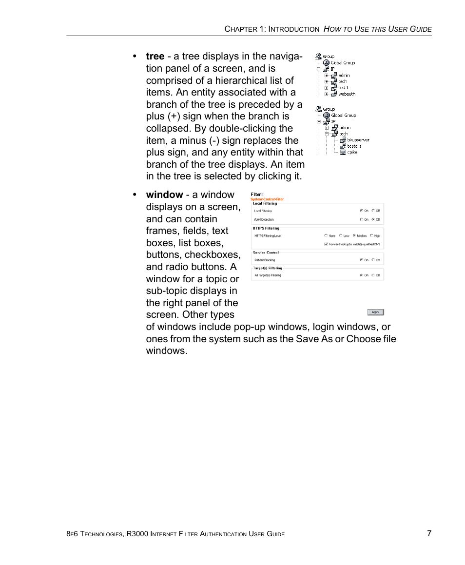 8e6 Technologies Enterprise Filter Authentication R3000 User Manual | Page 21 / 333