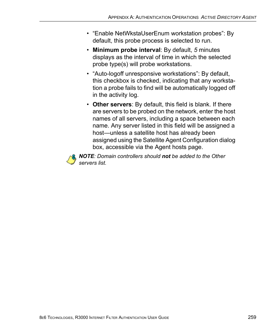 8e6 Technologies Enterprise Filter Authentication R3000 User Manual | Page 273 / 333