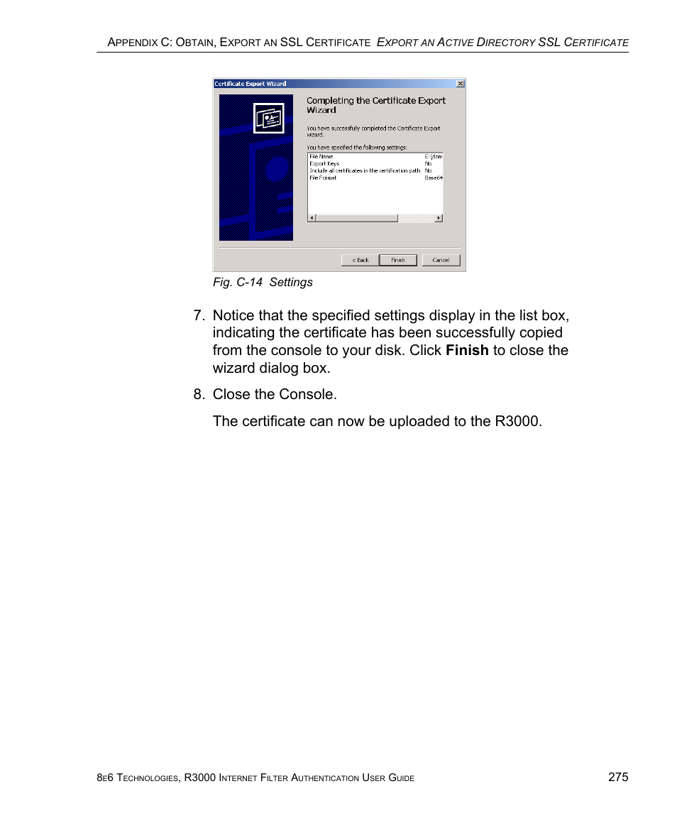 8e6 Technologies Enterprise Filter Authentication R3000 User Manual | Page 289 / 333