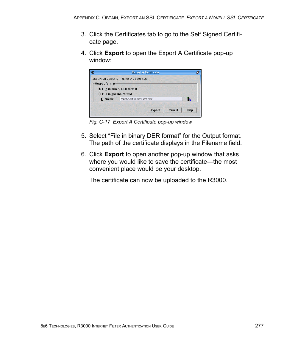 8e6 Technologies Enterprise Filter Authentication R3000 User Manual | Page 291 / 333