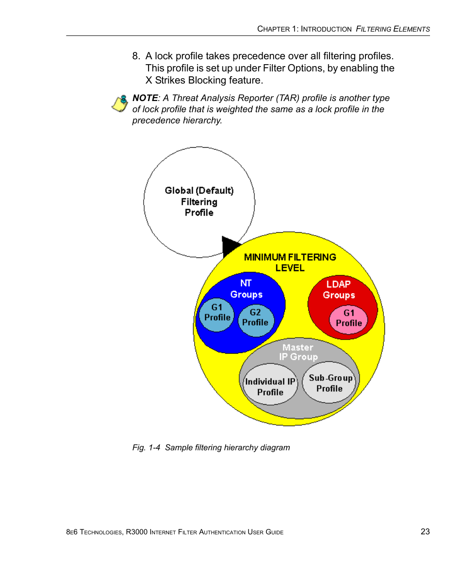 8e6 Technologies Enterprise Filter Authentication R3000 User Manual | Page 37 / 333
