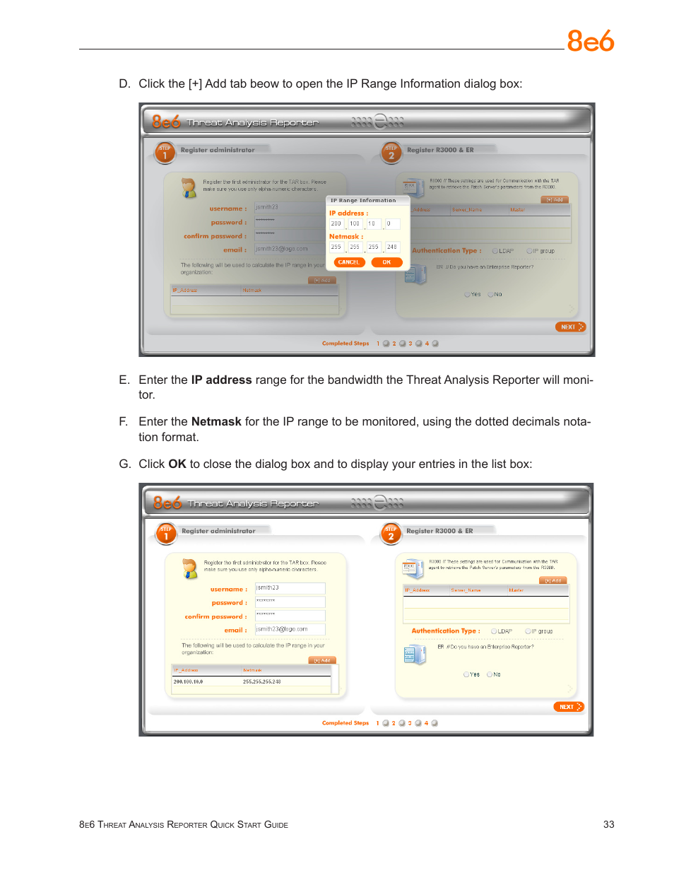 8e6 Technologies Threat Analysis Reporter TAR 1.0 User Manual | Page 37 / 54